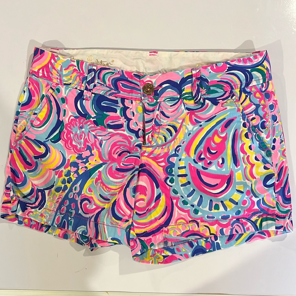 Lilly Pulitzer The Gallahan Multicolor Shorts Size: 6